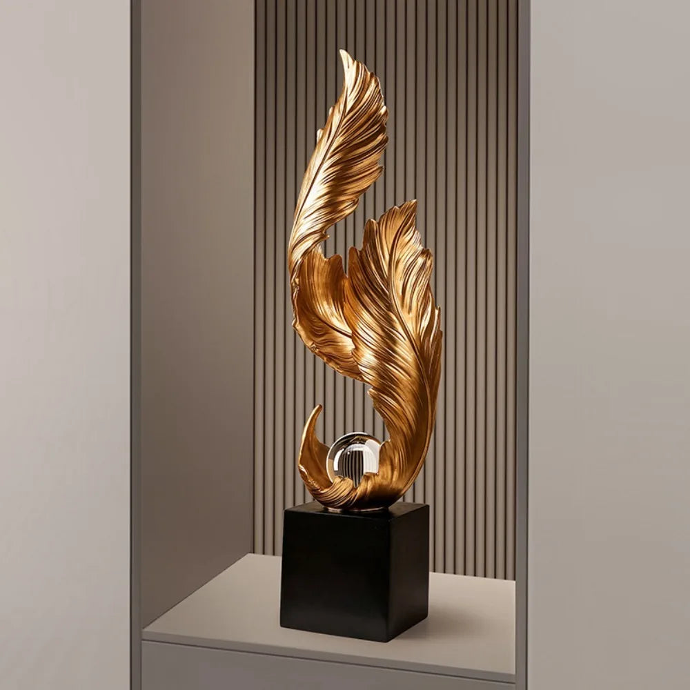 Ethereal™ Flowing Feather Sculpture