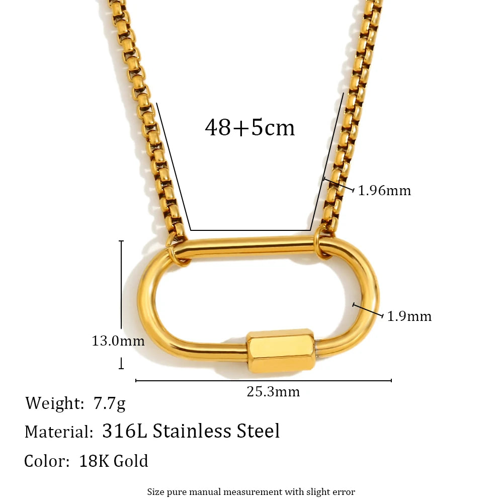 EmmaRoyal™ Collana cun Pendente a Chiusura