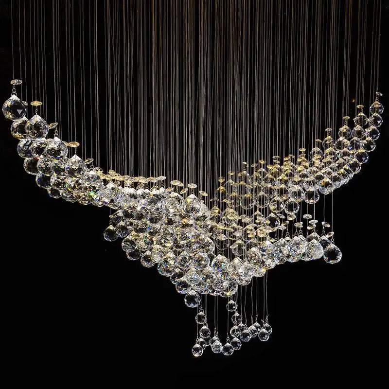 THE WINGSPAN | Crystal Eagle Pendant Chandelier