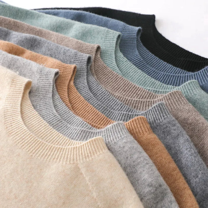 Camisa da tricot da cashmere per umens