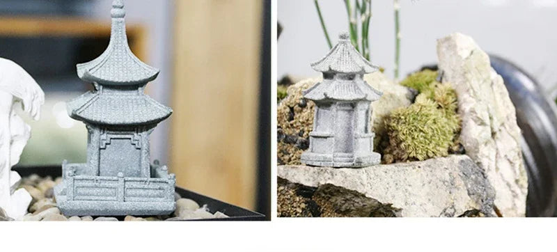 Miniature Sandstone Zen Garden Ornament