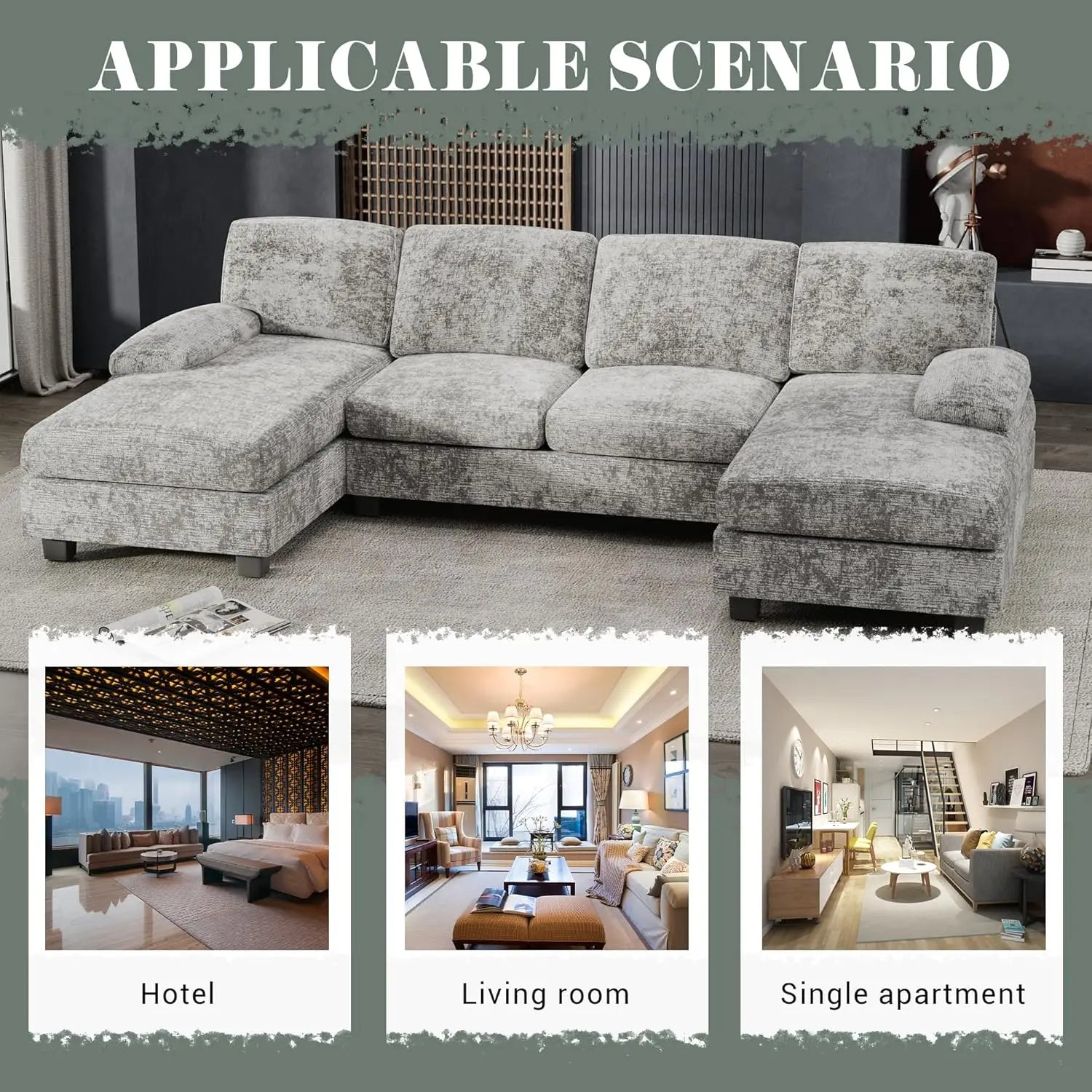 ModuLuxe™ U-Shaped Sectional