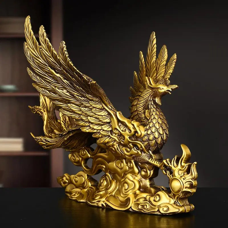 Rising Phoenix™ Copper Sculpture