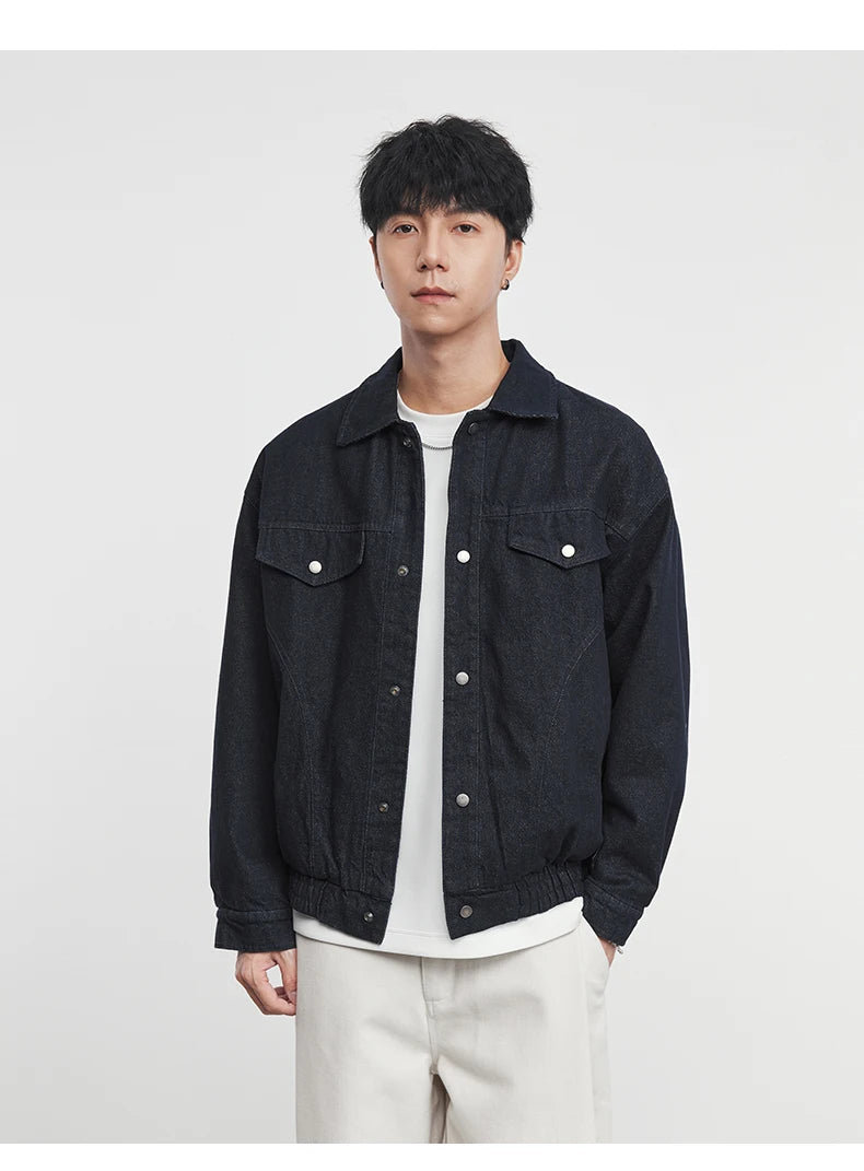 Washed Denim Work Jacket