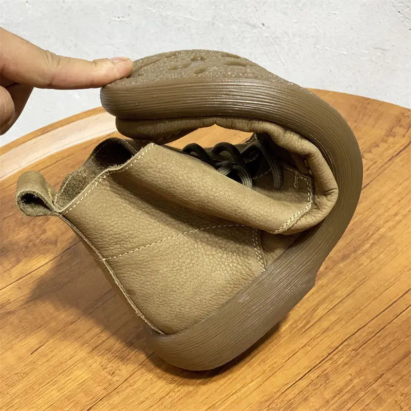 Vellaro™ Luxe Wide-Toe Leather Boots