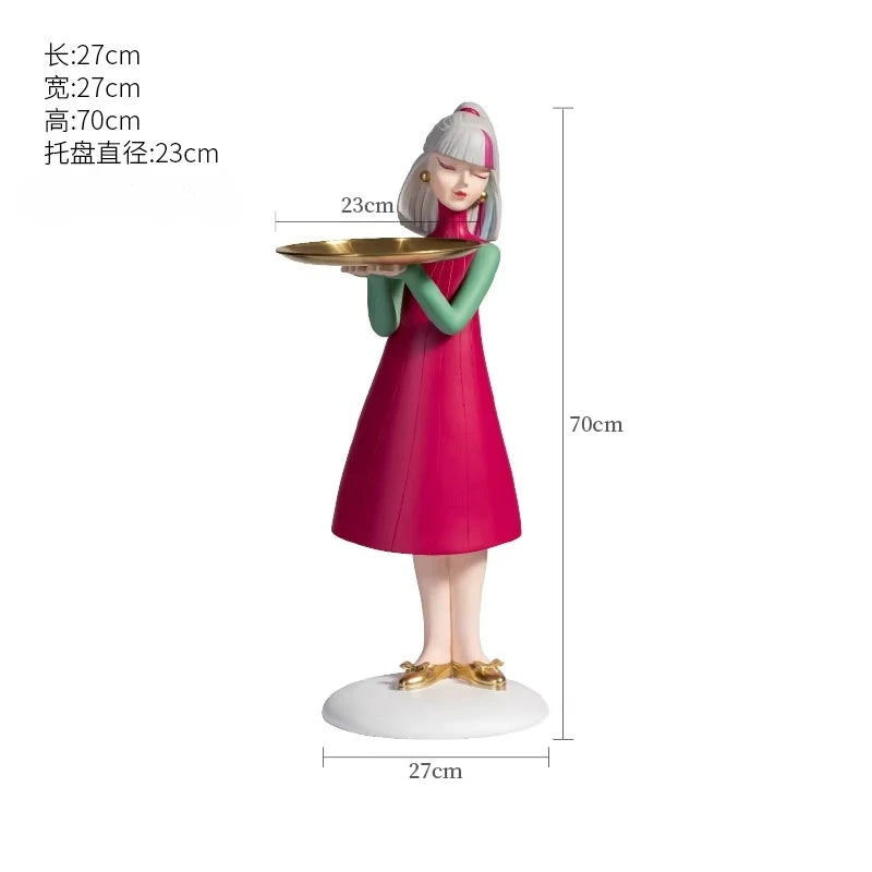 Sculptural Resin Figure Statue