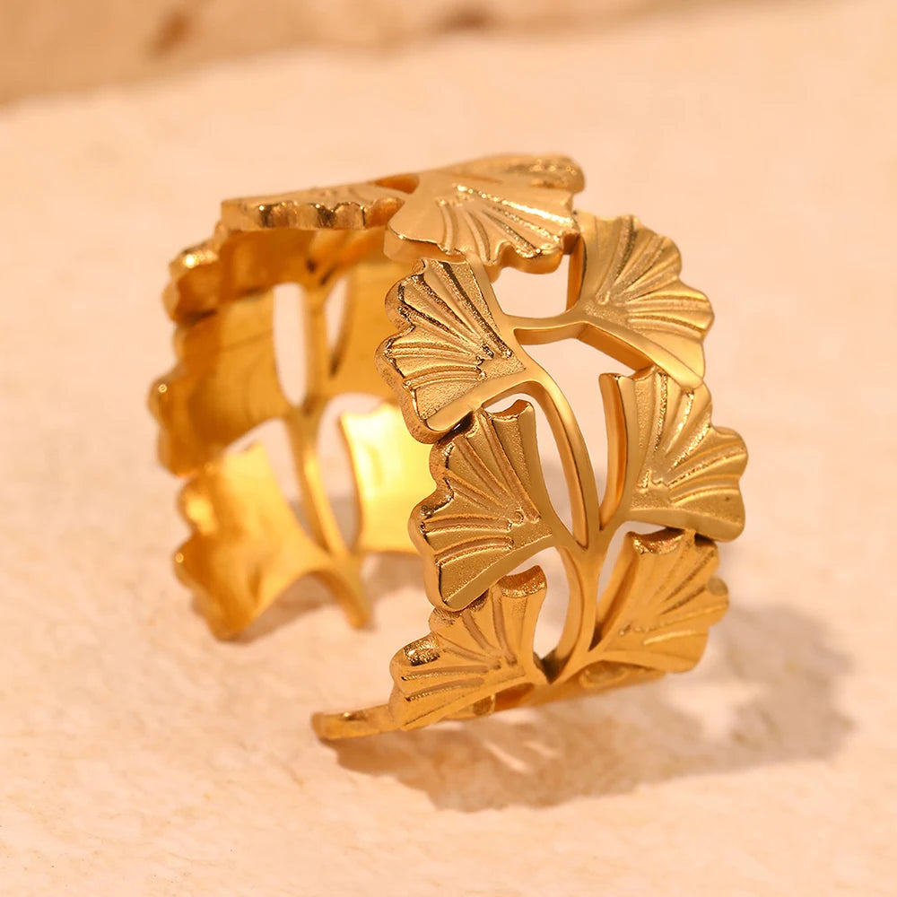 Everleaf Ginkgo™ Harmony Ring