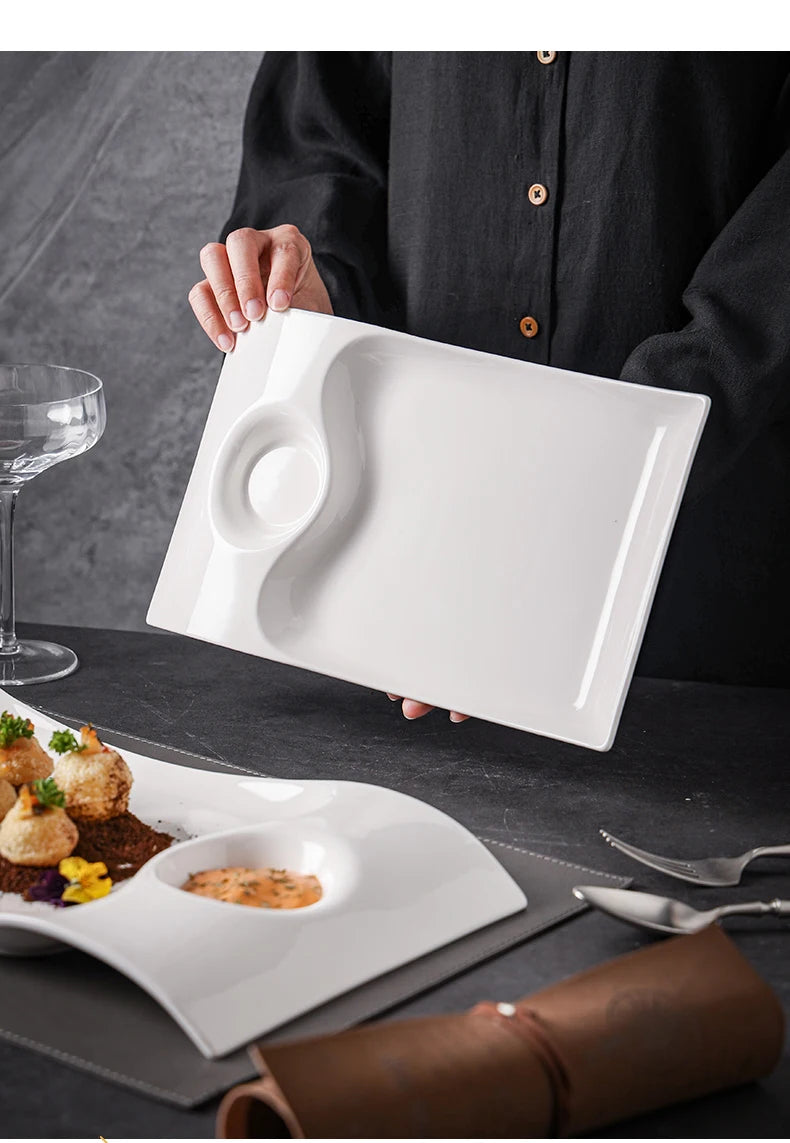 Contour™ Asymmetric Presentation Plate