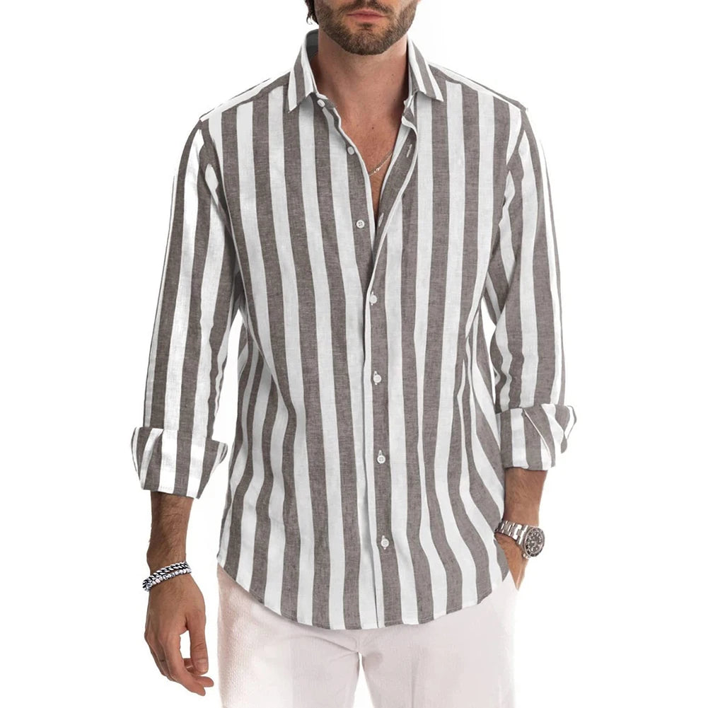 Moseles Retro Striped Shirt