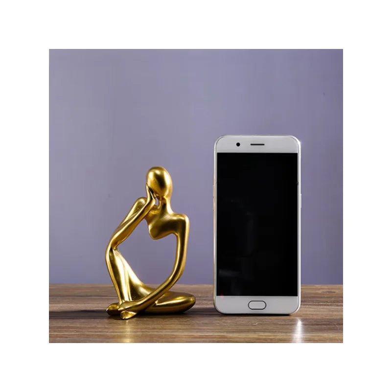 Abstract Contemplation Resin Figure