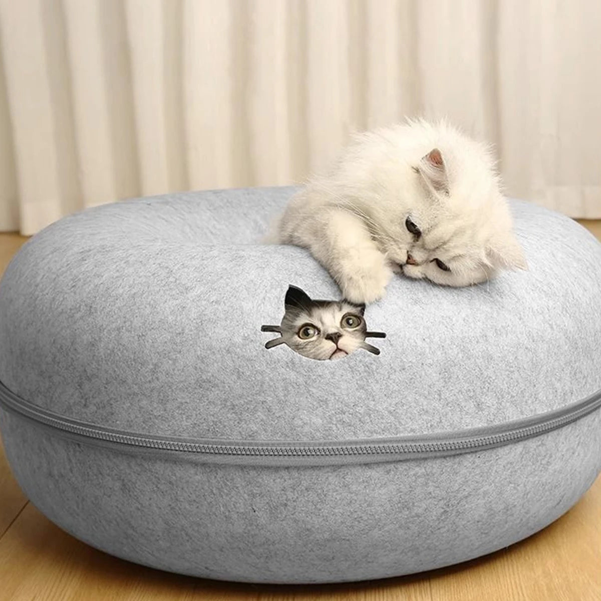 DonutDuo™ 2-in-1 Cat Bed & Tunnel