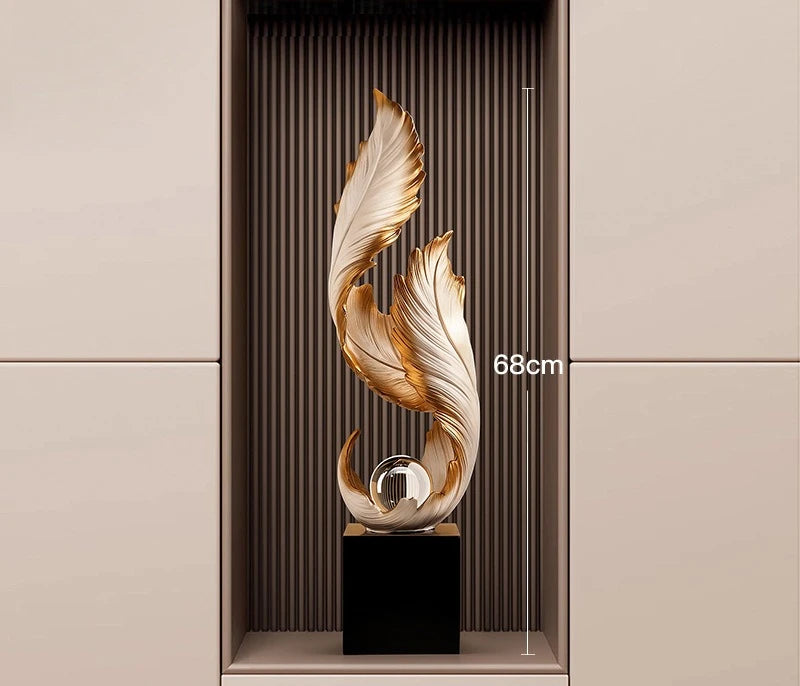 Ethereal™ Flowing Feather Sculpture