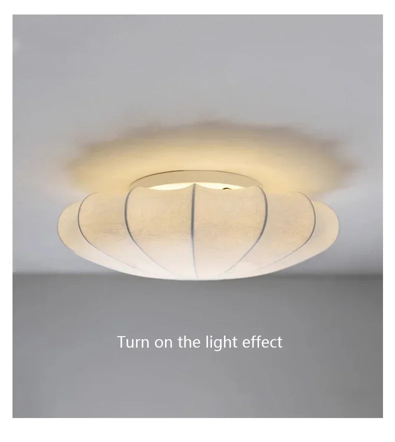 SilkCloud™ Hand-Woven Ceiling Lamp