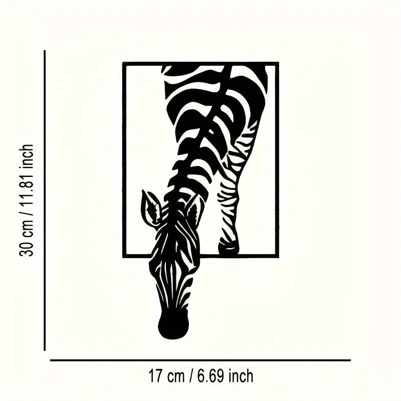 ZebraZen™ Minimalist Metal Wall Art