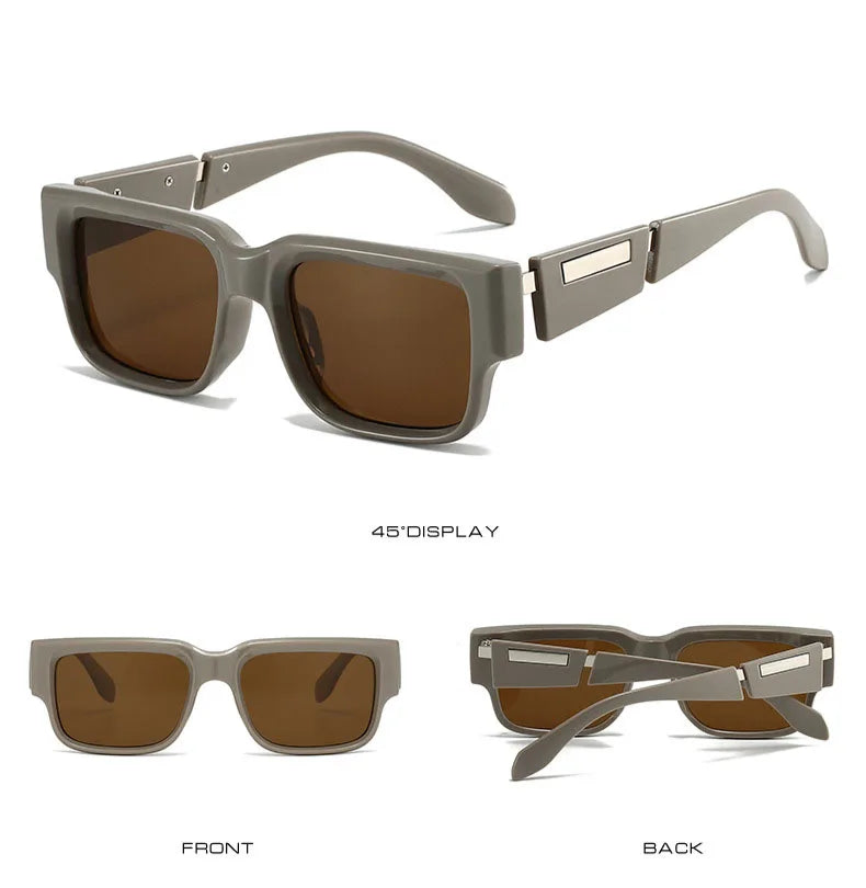 Retro Square Sunglasses – Unisex Vintage Style