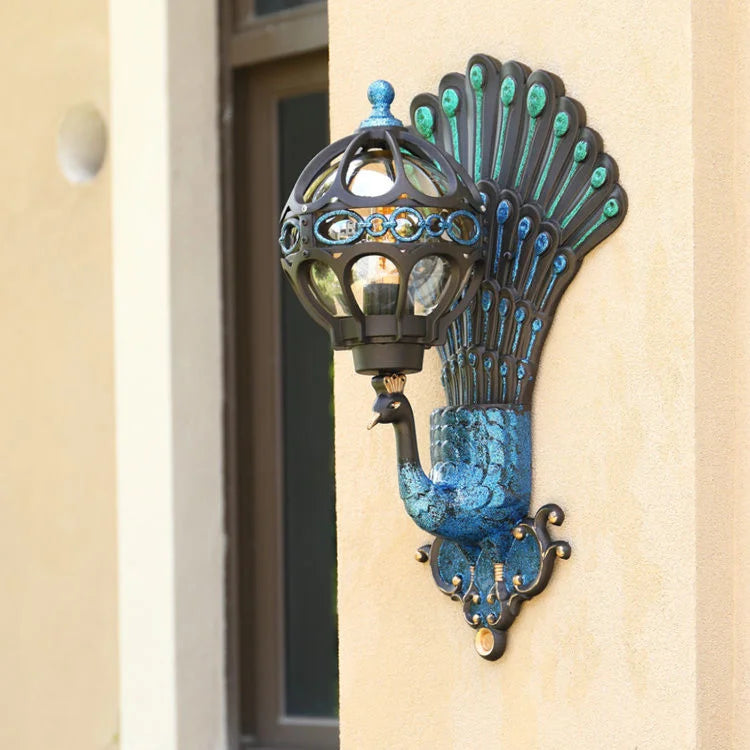 Peacock Wall Sconce