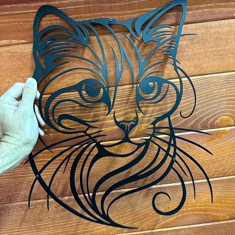 FelineCharmer™ Simple Cat Wall Sculpture