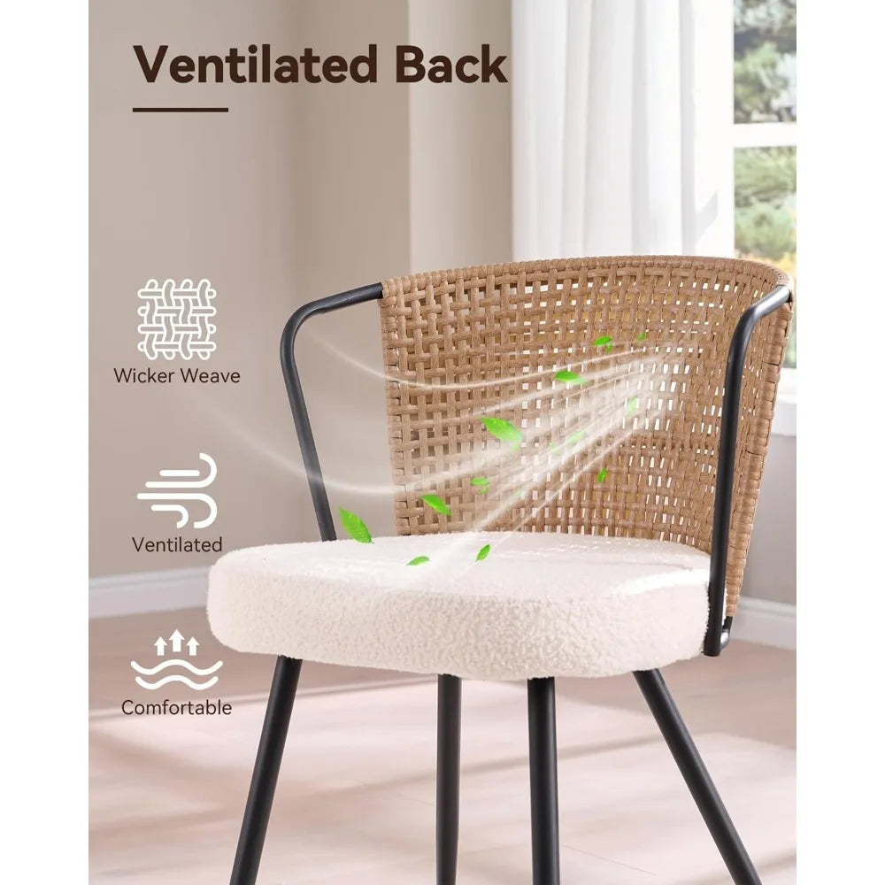 CoastalWing™ Rattan Wingback Chairs