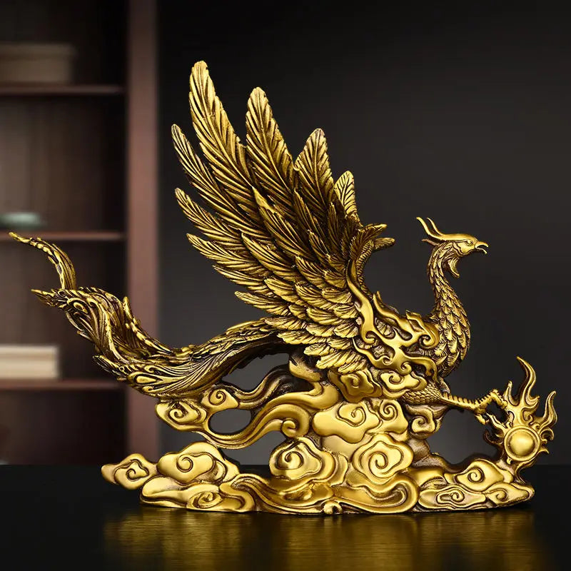 Rising Phoenix™ Copper Sculpture