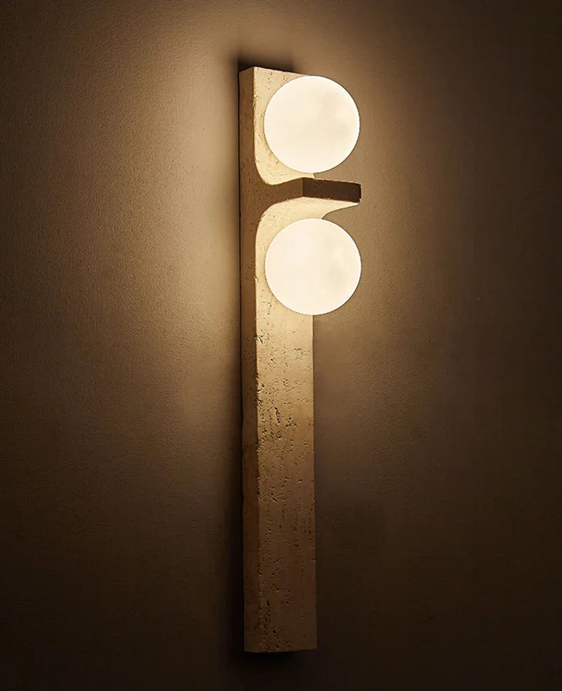 CaveGlow™ Dual Stone Wall Lamp