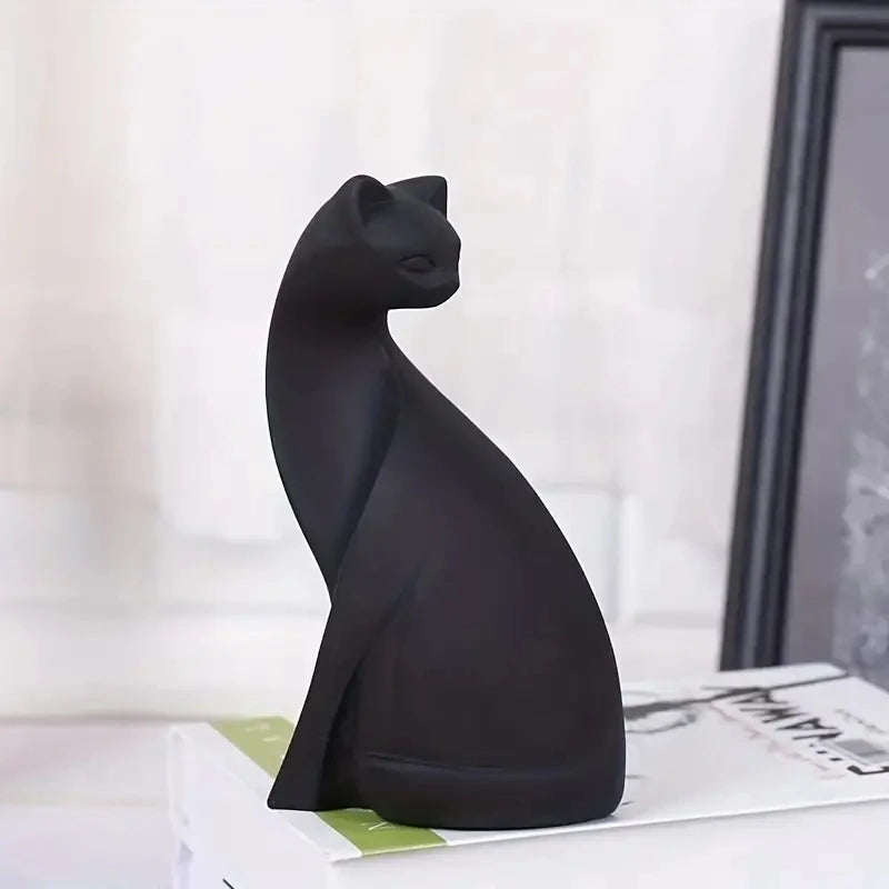 Feline Grace™ Golden Cat Sculpture Set