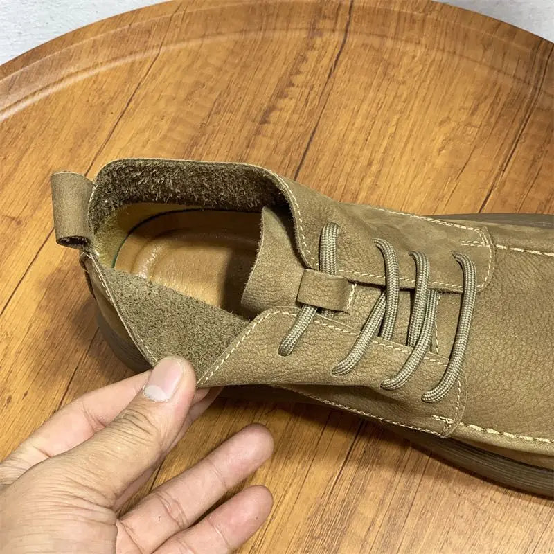 Vellaro™ Luxe Wide-Toe Leather Boots