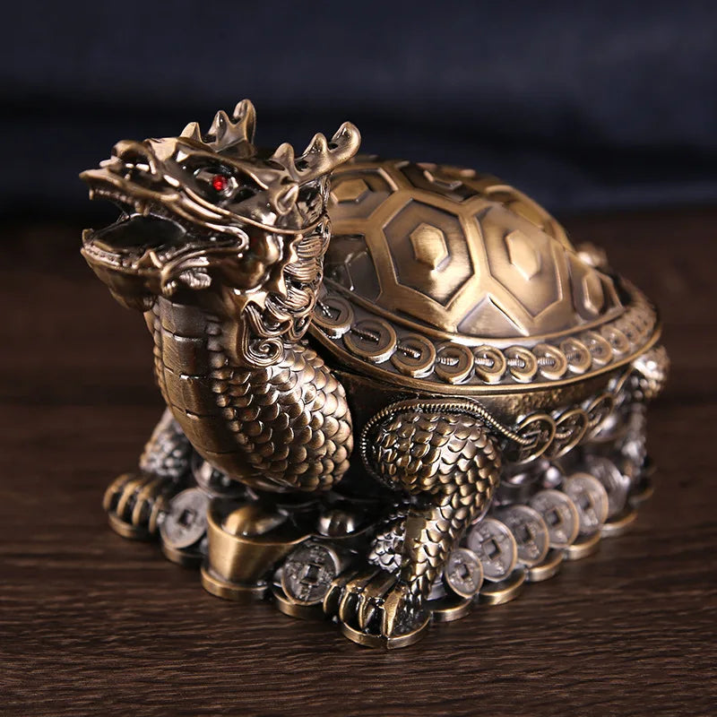 Dragon Turtle Lidded Ashtray