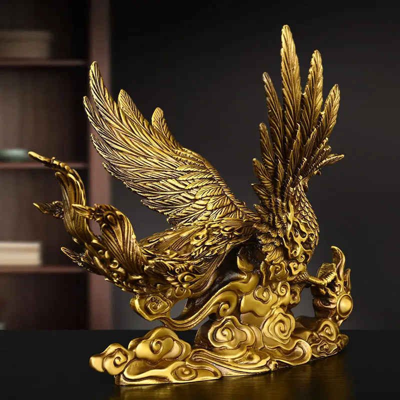 Rising Phoenix™ Copper Sculpture
