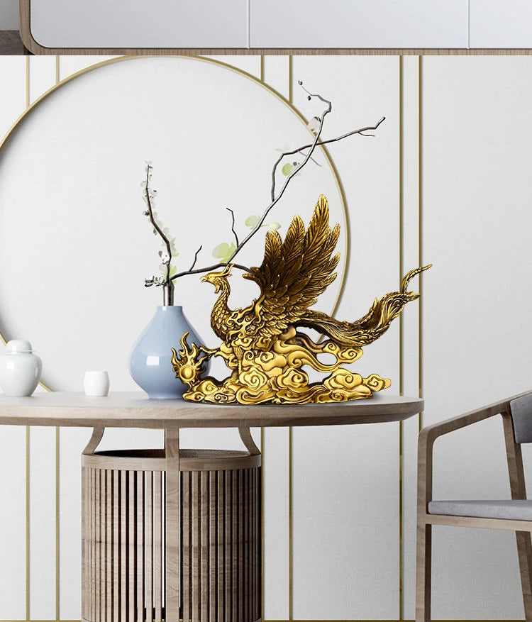 Rising Phoenix™ Copper Sculpture