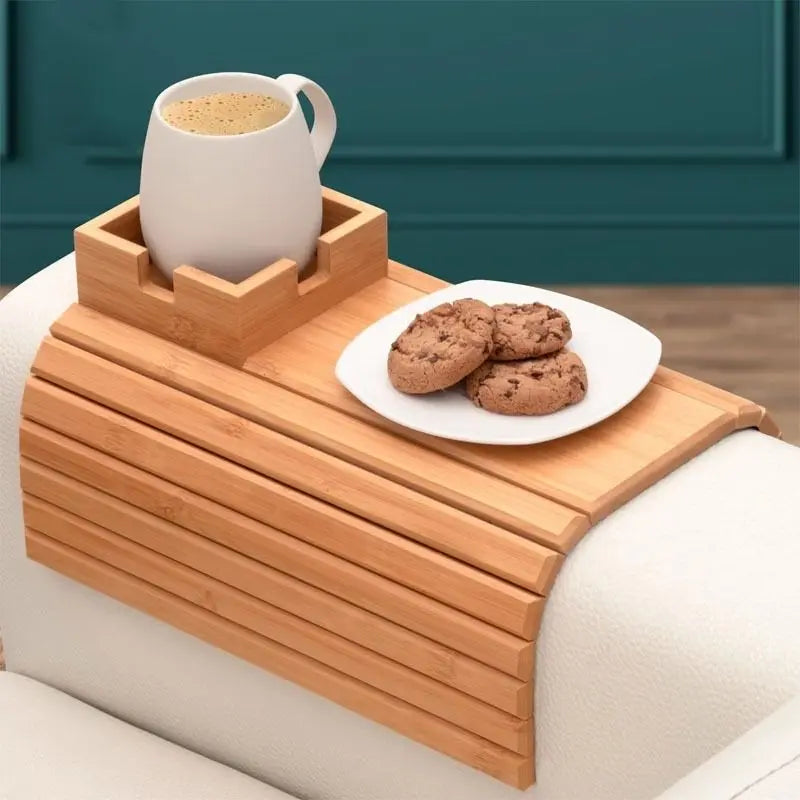 SofaServe™ Wood Couch Tray
