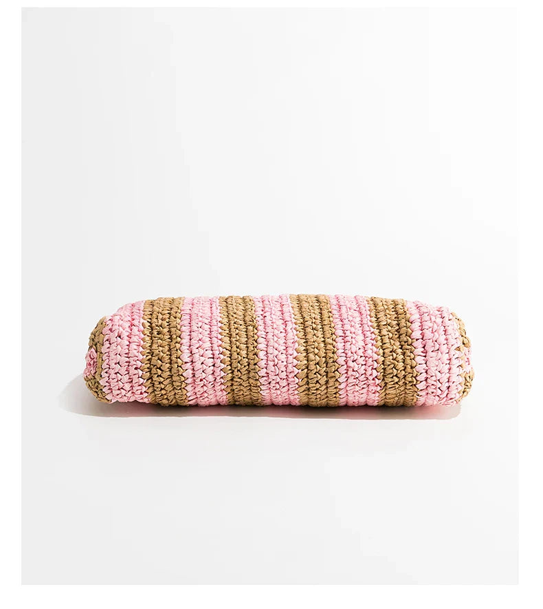 Handgewebte Strohtasche für den Strand