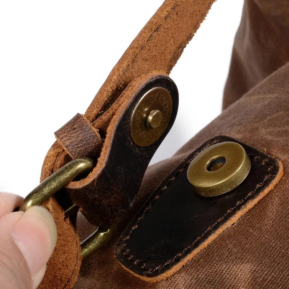 Trailblazer Canvas Leder Rucksack