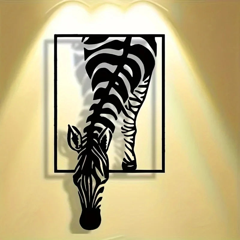ZebraZen™ Minimalist Metal Wall Art