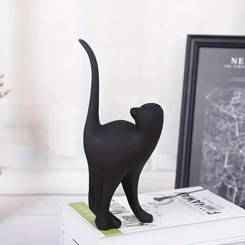 Feline Grace™ Golden Cat Sculpture Set