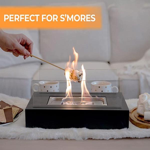 Lumière Portable Fireplace - Smokeless Bio Ethanol Table Fire Pit