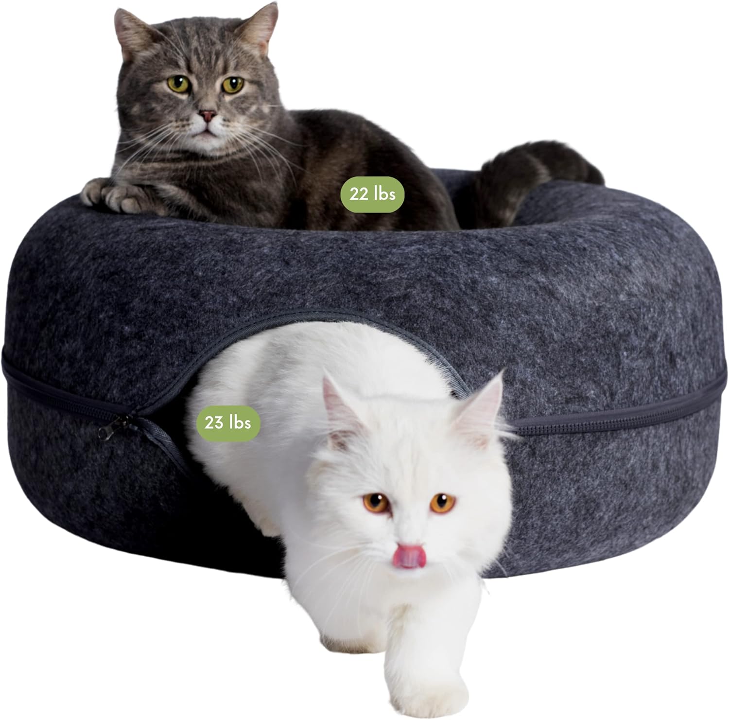 DonutDuo™ 2-in-1 Cat Bed & Tunnel