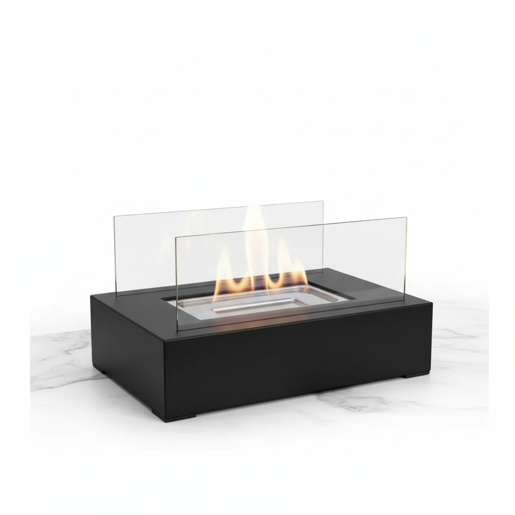 Lumière Portable Fireplace - Smokeless Bio Ethanol Table Fire Pit