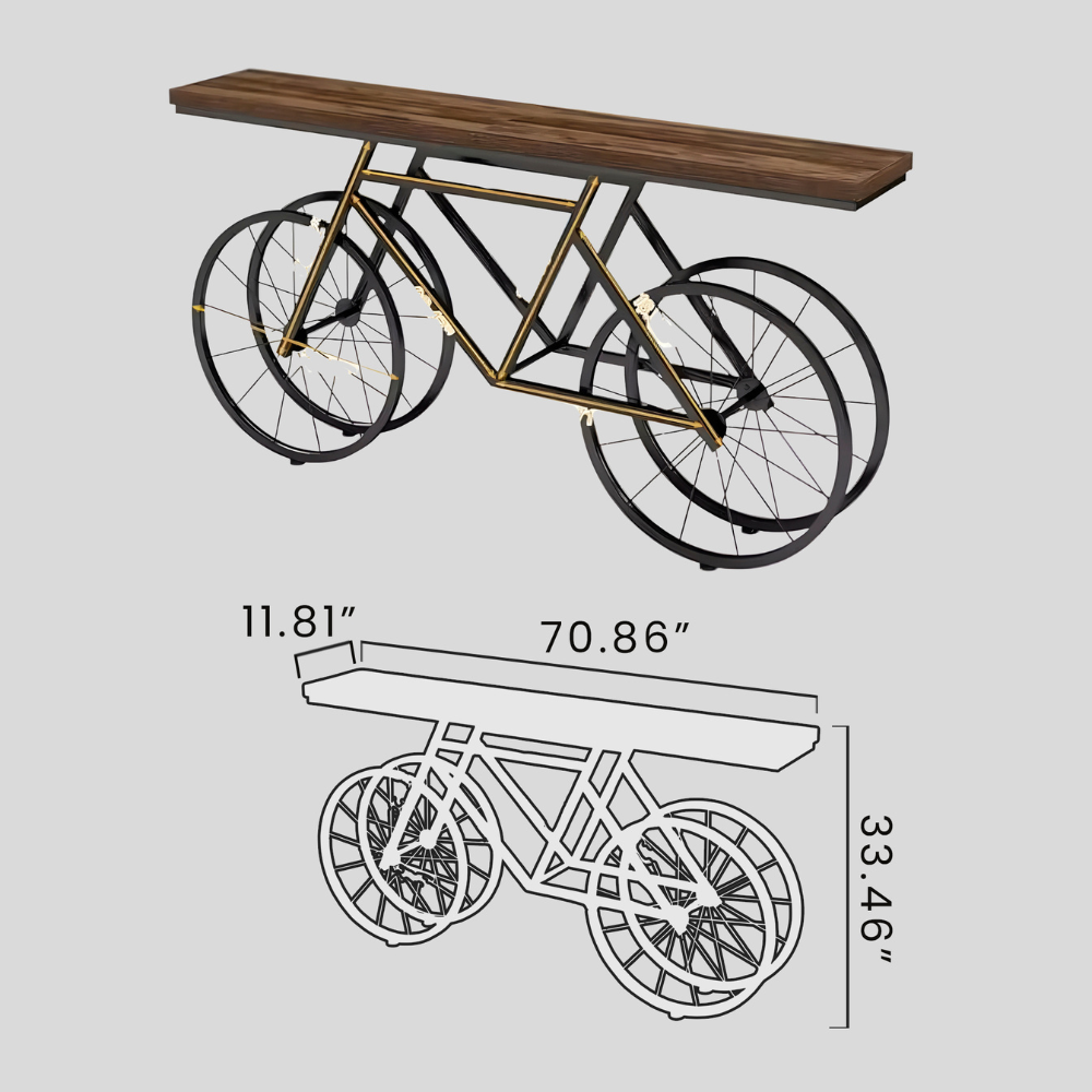 Industrial Vintage Bicycle Console