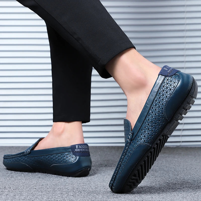 Eleganza Suprema: Slip-On Loafers in Cuoio Taljan
