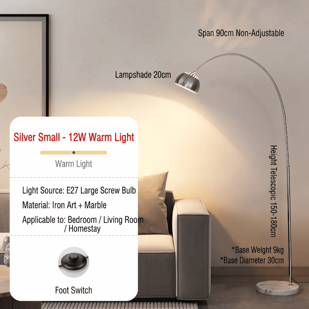 Arched Metal Floor Lamp