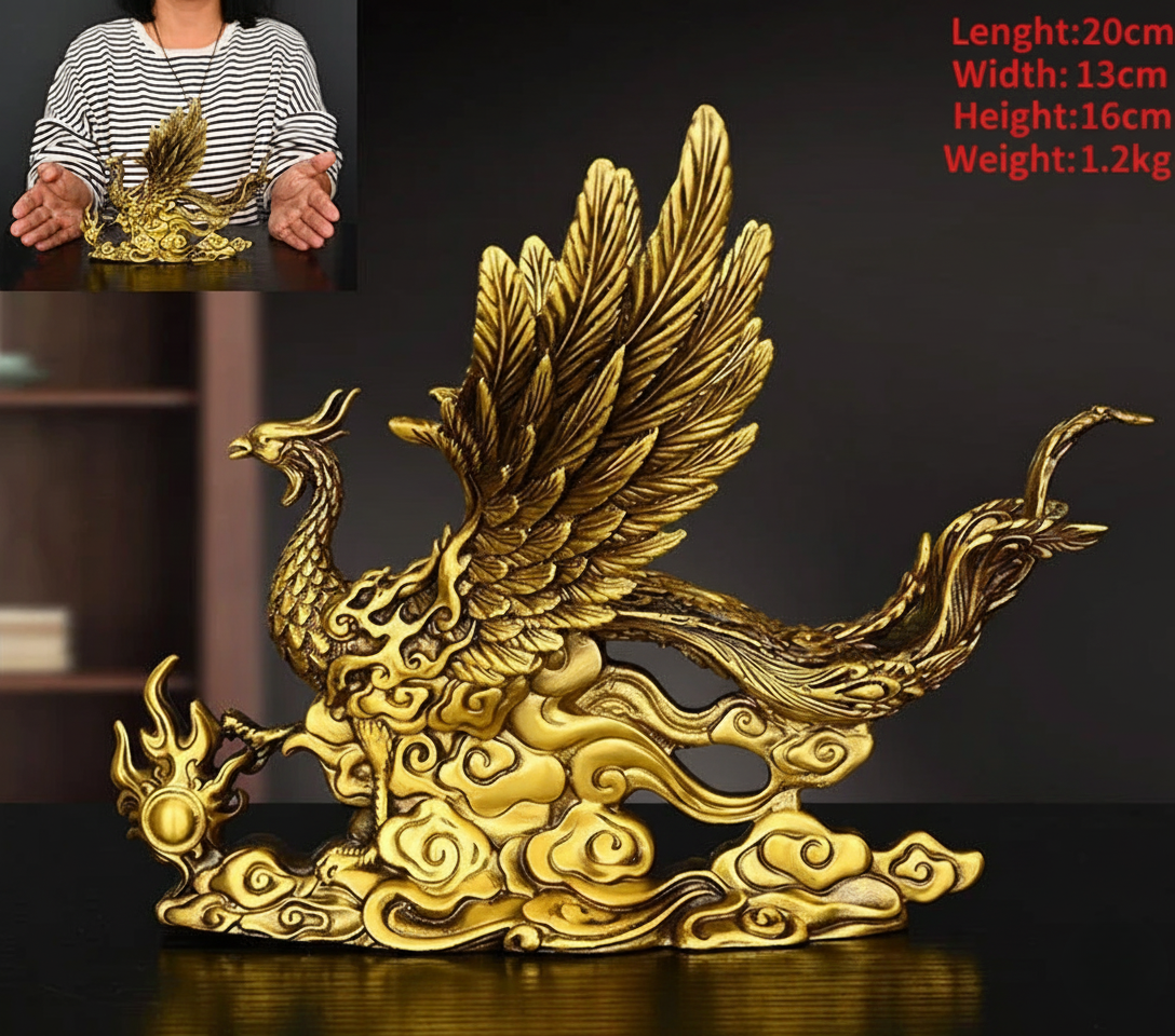 Rising Phoenix™ Copper Sculpture
