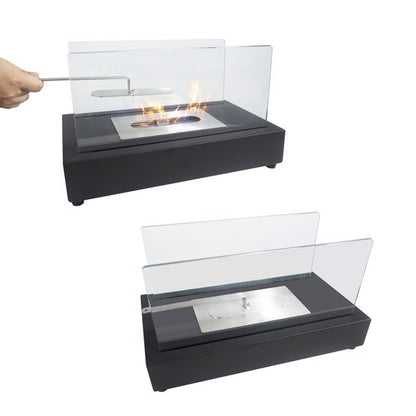Lumière Portable Fireplace - Smokeless Bio Ethanol Table Fire Pit