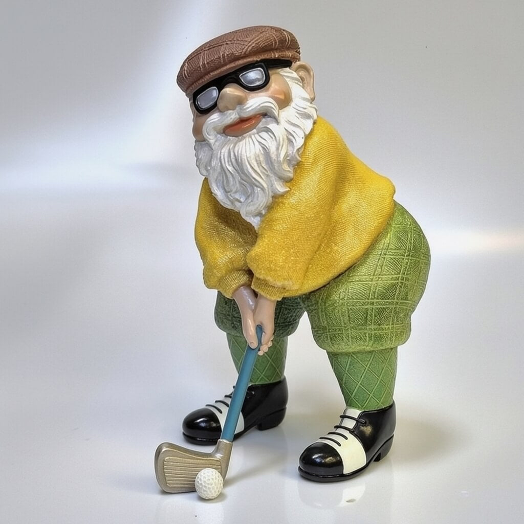 Golf Gnome Sculpture