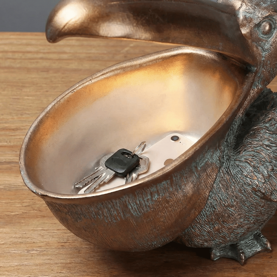 COASTAL KEEPER | Pelican Storage Sculpture