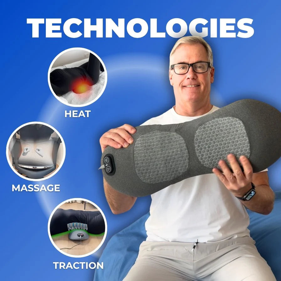 SpineDock Triple Therapy Back Massager