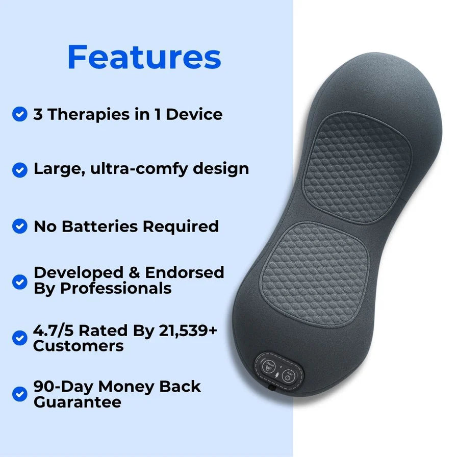 SpineDock Triple Therapy Back Massager