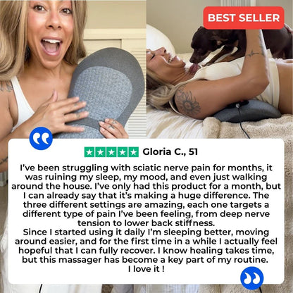SpineDock Triple Therapy Back Massager