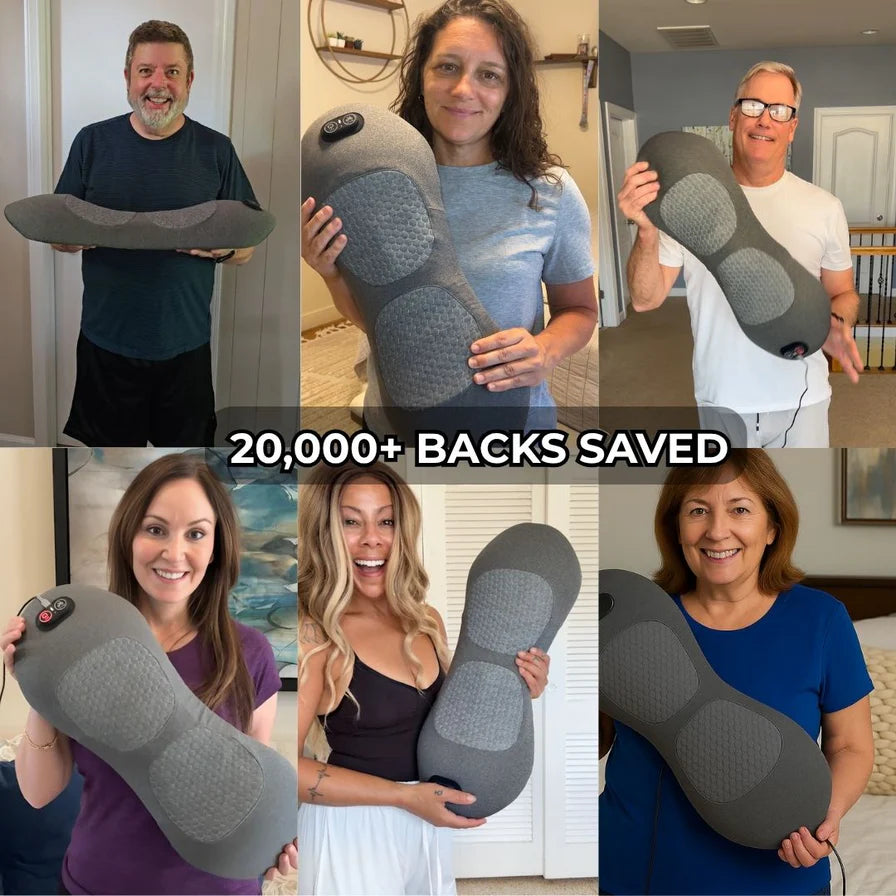 SpineDock Triple Therapy Back Massager