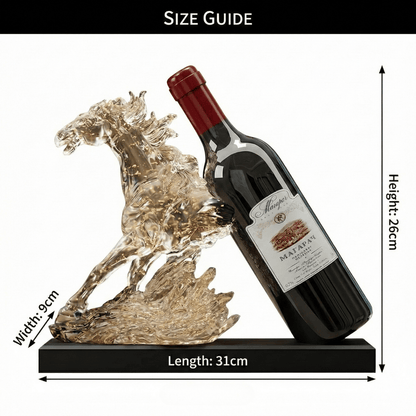 UNTAMED POUR | Rearing Horse Wine Holder