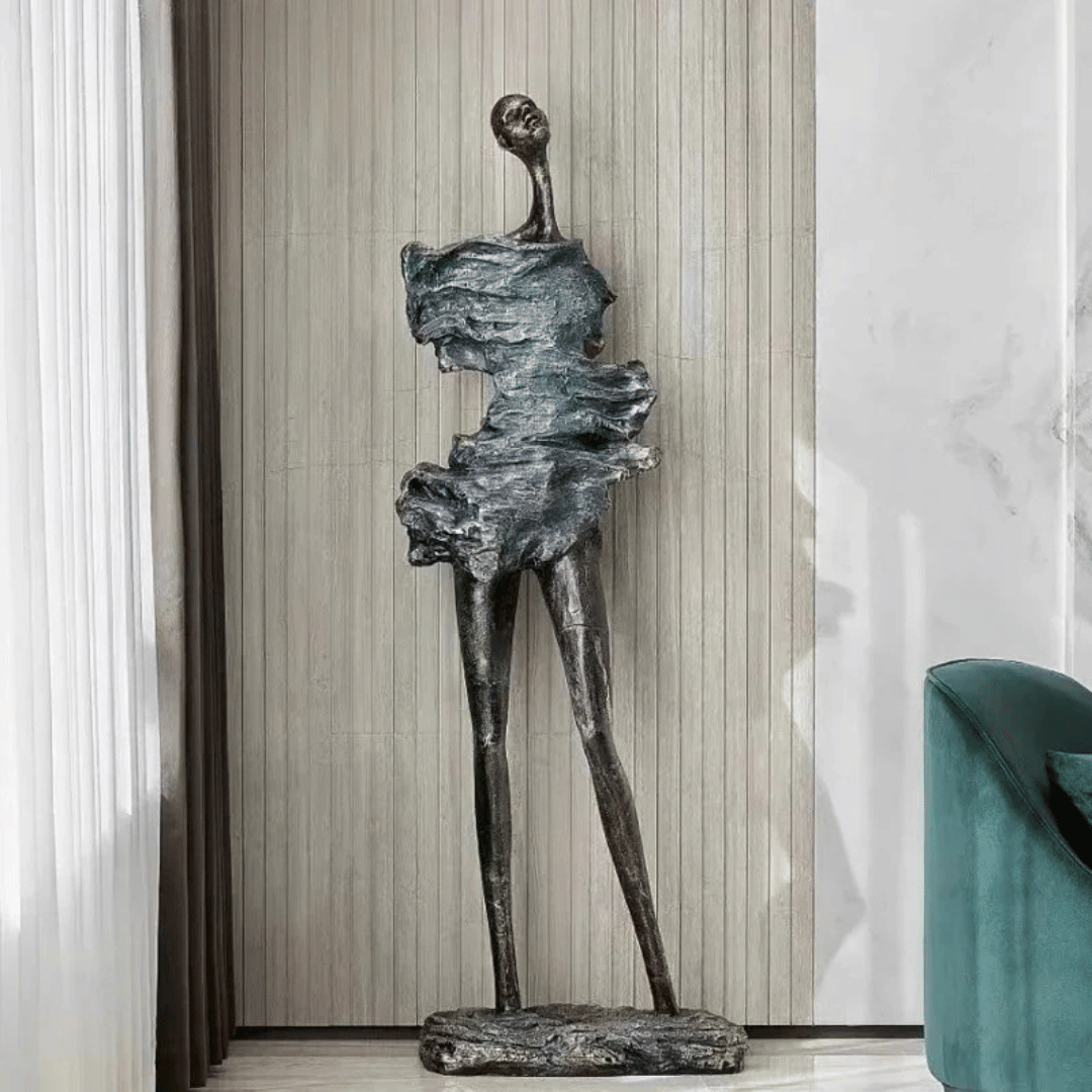 THE VOYAGER | Abstract Elongated Figure Sculpture